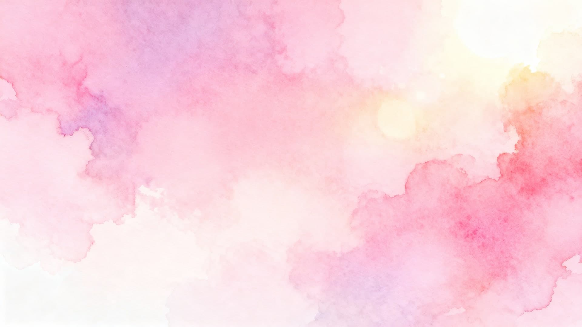 magical cotton candy pink sky with watercolor haze, soft sunlit glow, desktop wallpaper, 16:9, 4k resolution, no mockup, no device frame, no ui, no text, no watermark, no status bar, no bezel, no phone screen, no clock, no icons, no notch, plain wallpaper, clean background