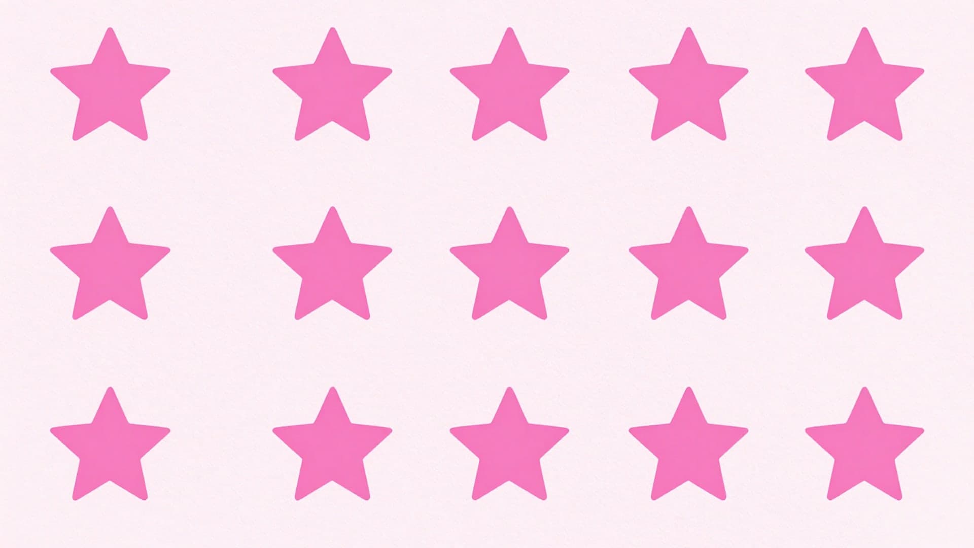 Simple repeating star pattern in bright pink on textured background.